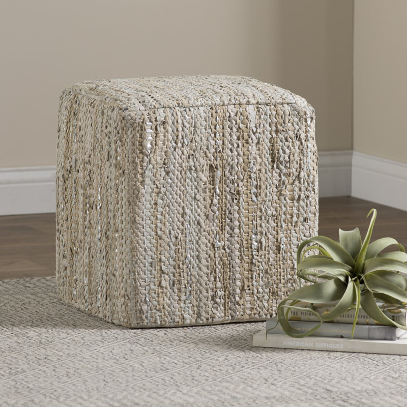 Mistana™ Dace 16" Square Pouf Ottoman & Reviews Wayfair